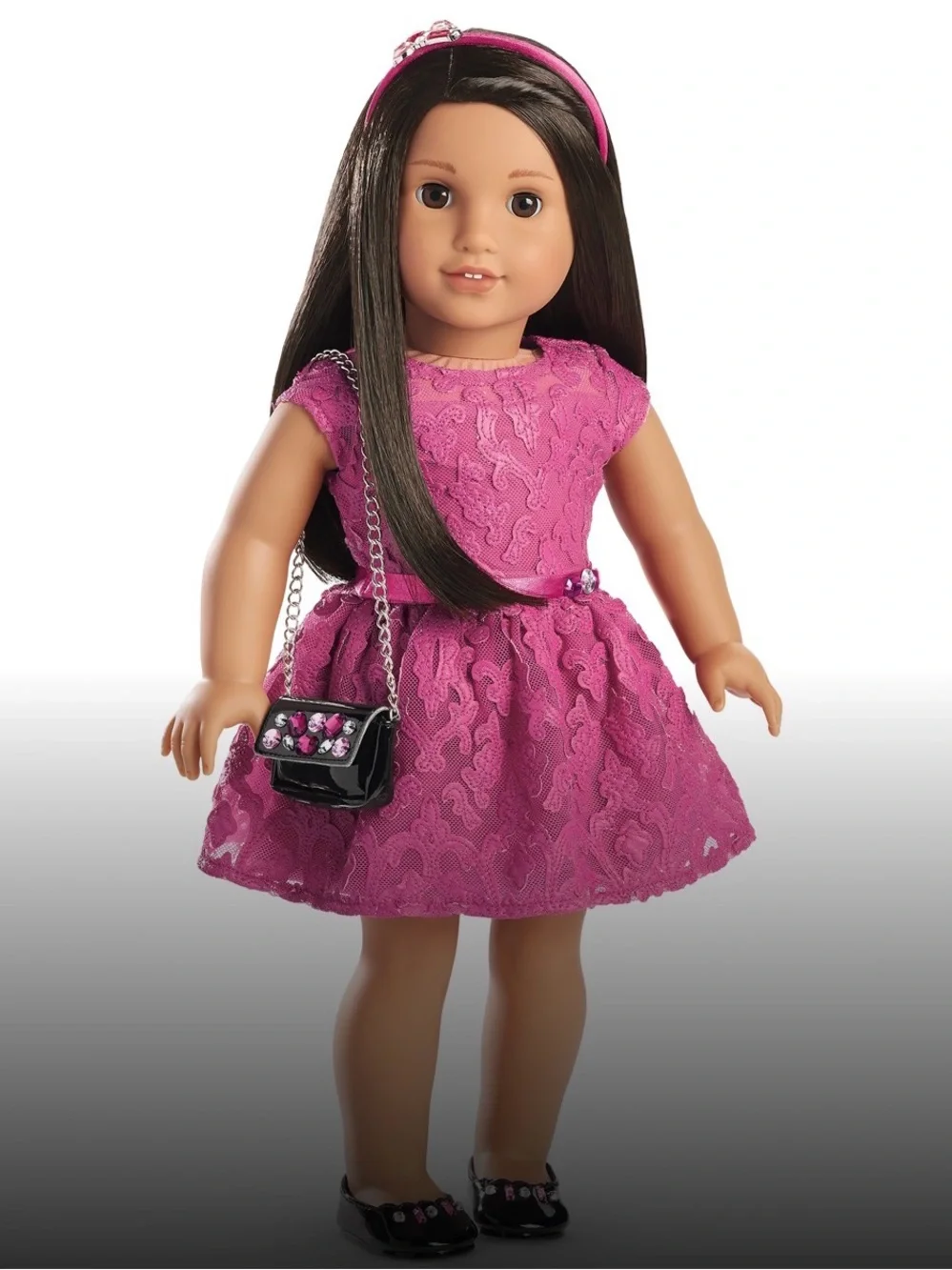 NIB American Girl Truly Me Merry Magenta Holiday Outfit Set Retired